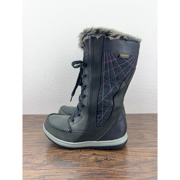 Koppen Shoes - Koppen Women's 6M Brisen Faux Fur Hydro Guard Waterproof 200 Gram Black Boots